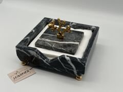 Siyah Mermer Peçetelik