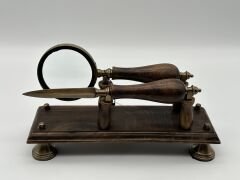 Kahverengi Standlı Büyüteç Set