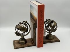 Antik Gold Dünya Kitap Tutucu