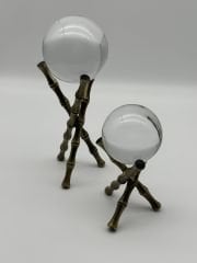 Eskitme Bambu Ayaklı 2'li Küre