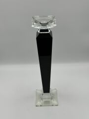 Siyah Büyük Cam Şamdan