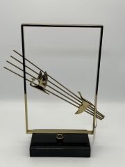 Gold Turna Kuş Obje