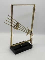 Gold Turna Kuş Obje