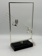 Gümüş Turna Kuş Obje