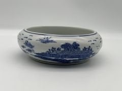 Mavi Seramik Desenli Kase