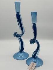 Mavi 2'li Cam Şamdan