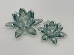 Yeşil Kristal 2'li Mumluk