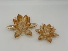 Turuncu Kristal 2'li Mumluk