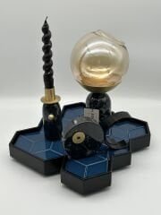 Studio Fav Siyah Mermerli Vazo