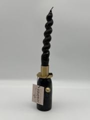 Studio Fav Siyah Mermerli Şamdan