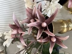 Mor Tek Dal Yapay Çiçek