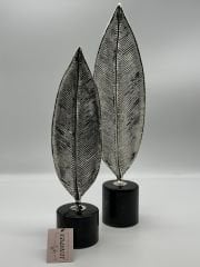 GÜMÜŞ 2'Lİ YAPRAK OBJE