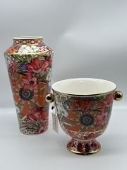 LİLYUM DESENLİ VAZO