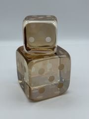 BAL RENGİ 2'Lİ KRİSTAL ZAR