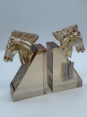 AMBER KRİSTAL ATLI KİTAP TUTUCU