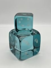 TURKUAZ 2'Lİ KRİSTAL ZAR