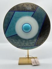 AYAKLI BÜYÜK BOY CAM NAZAR BONCUĞU