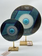 AYAKLI BÜYÜK BOY CAM NAZAR BONCUĞU