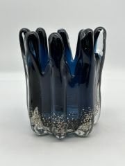 MAVİ KÜÇÜK FINGERS CAM VAZO