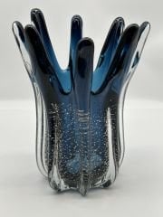 MAVİ BÜYÜK FINGERS CAM VAZO