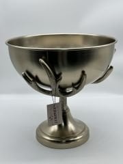 MAT GÜMÜŞ BOYNUZ AYAKLI KASE