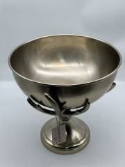 MAT GÜMÜŞ BOYNUZ AYAKLI KASE