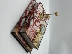 KIRMIZI-MERCAN KALIN KİTAP KUTU