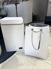 KREM 2'Lİ ÇAMAŞIR SEPETİ